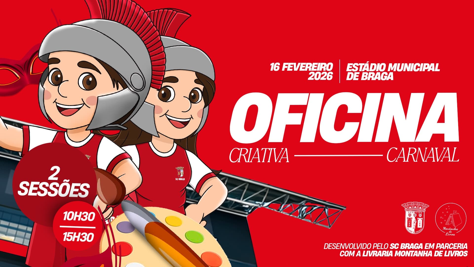 Carnival Creativity for Kids at Braga's Parque Norte