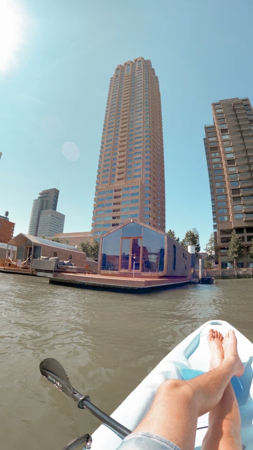 Discover Peaceful Kayaking Adventures in Rotterdam's Rijnhaven