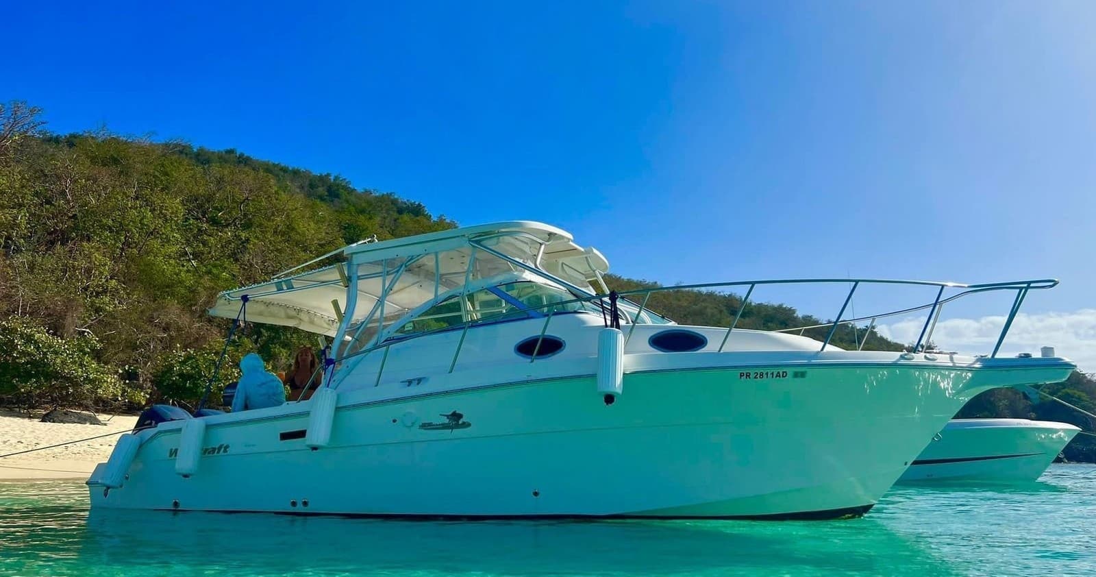 Wellcraft Yacht 30 Day Trips to Icacos and Palomino from Fajardo