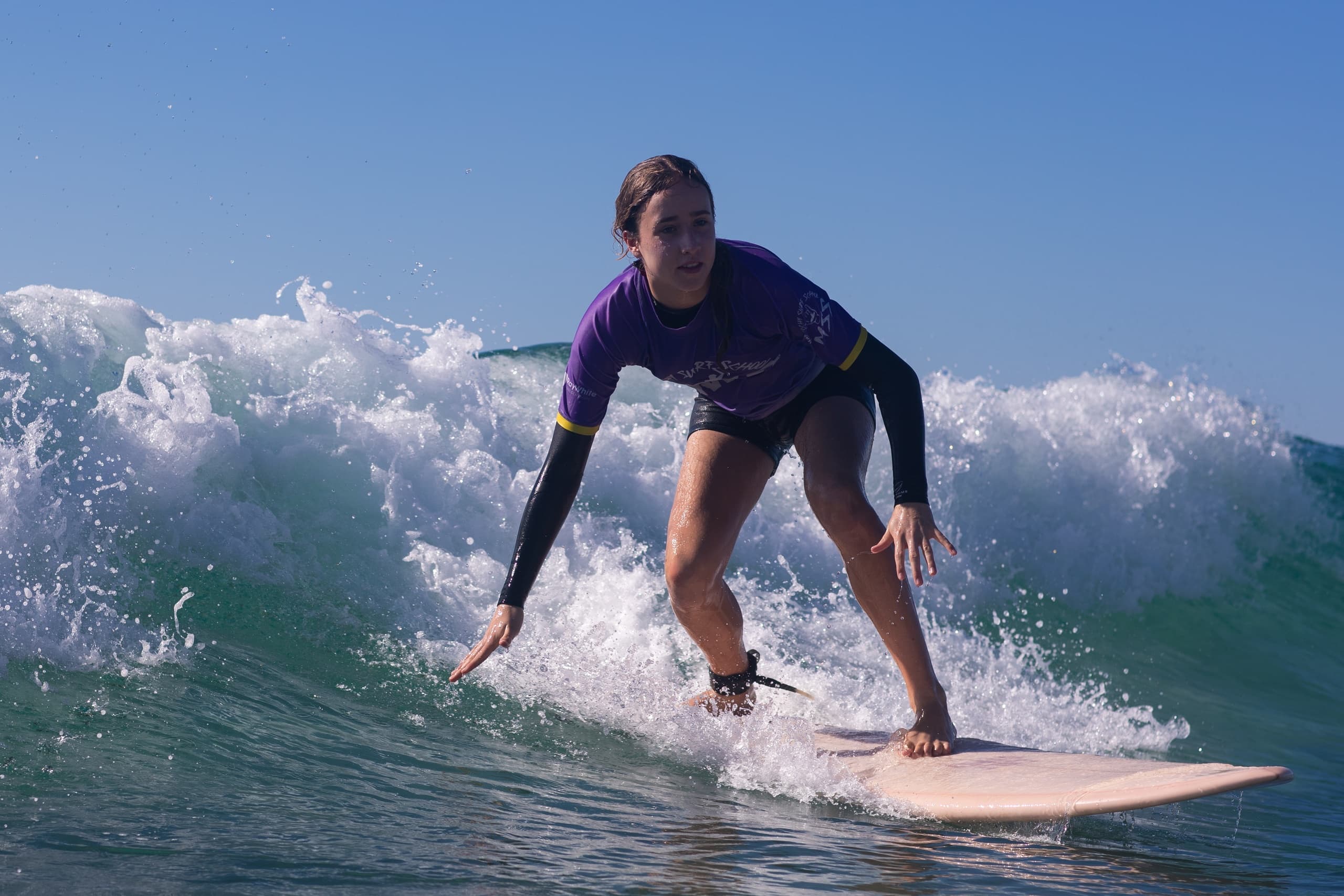 Teen Surfing Lessons at Maroochydore Beaches