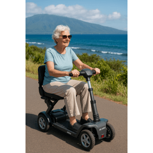 Experience Effortless Mobility in Maui with Akamai Mobility's Foldable Scooters