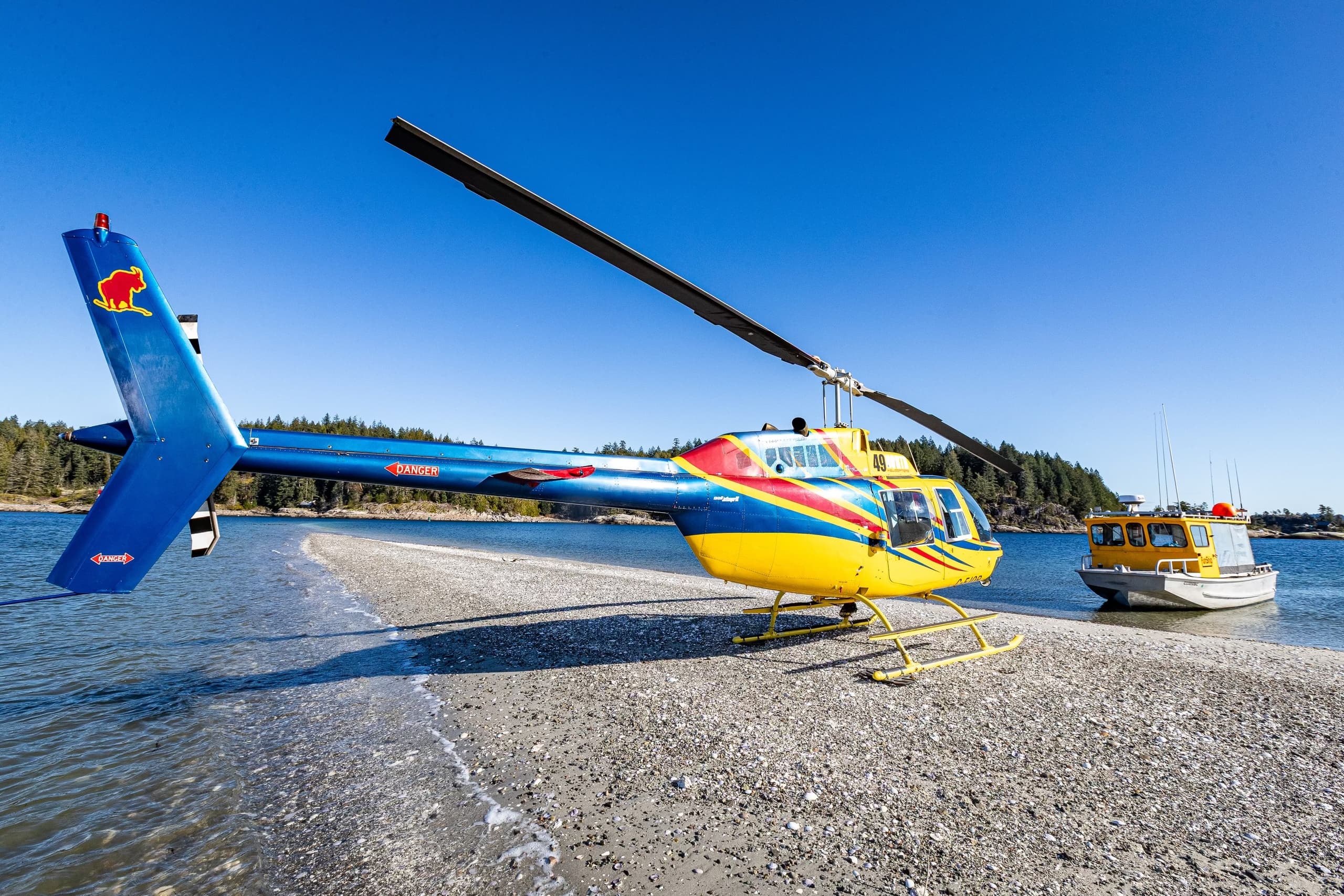 Heli Herring Tour: Comox Herring Spawn Helicopter & Boat Experience photo 2