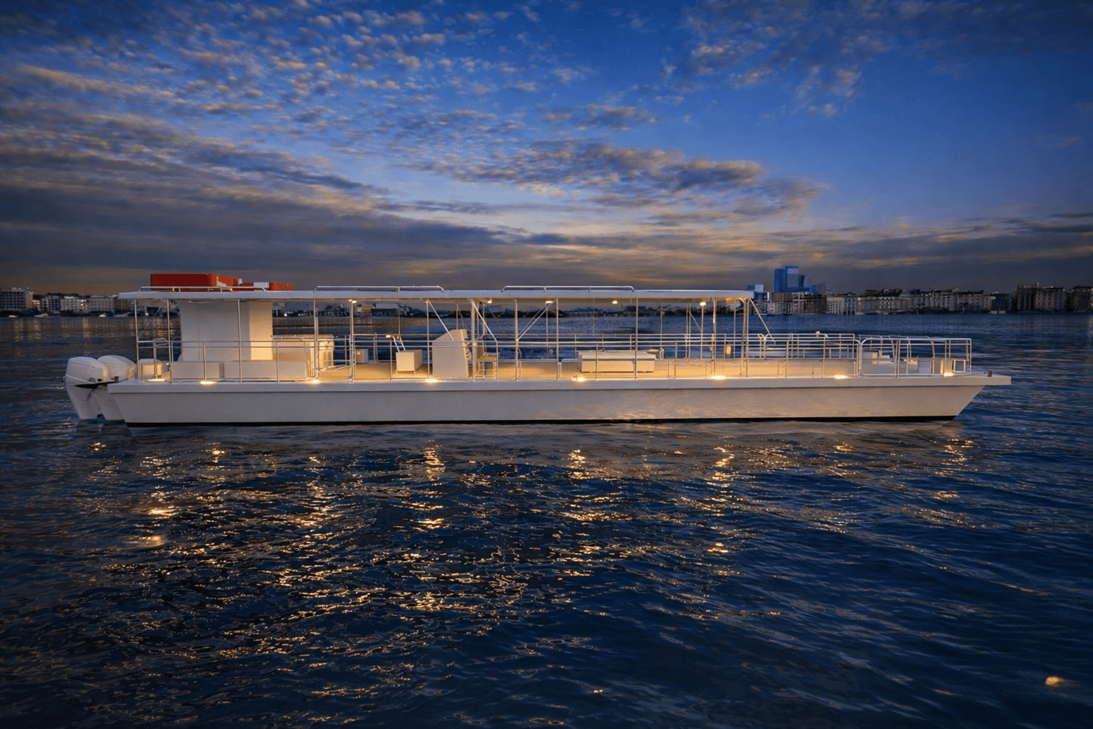 Chicago Lakefront Charter: 75ft Power Catamaran Amalfi for Private Events photo 2
