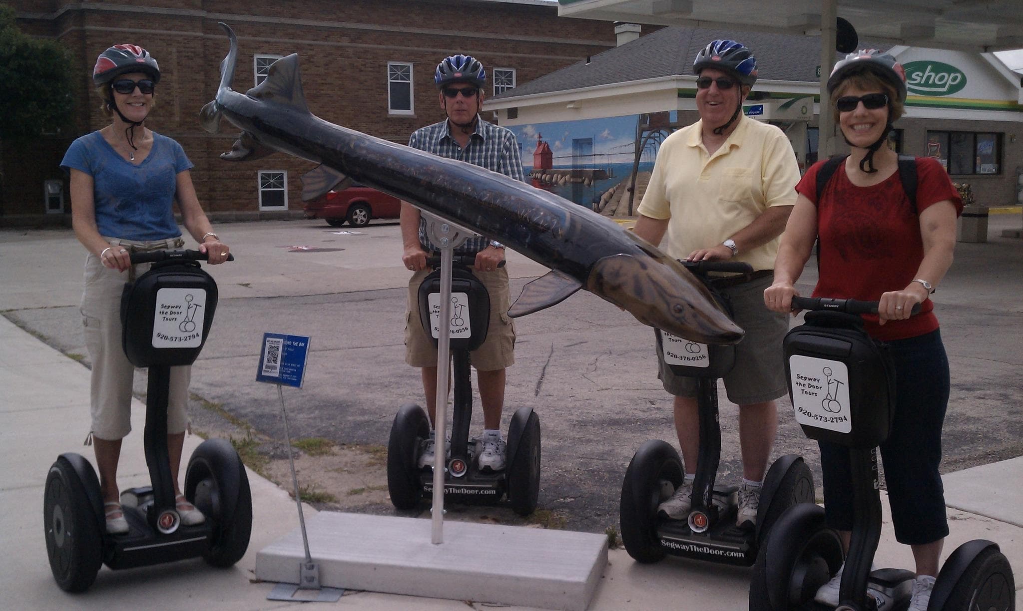Bass Around the Bay: Segway Art Tour in Sturgeon Bay