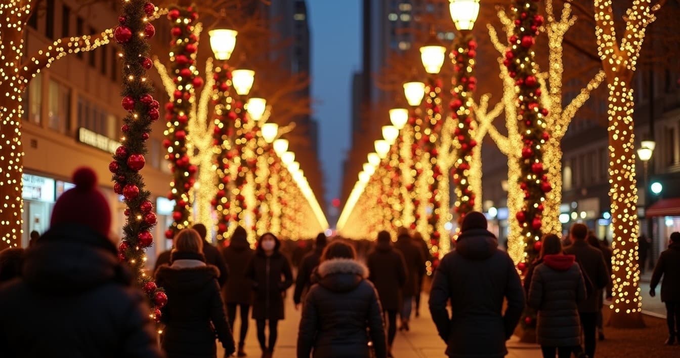 Holiday Light Tour at Dyker Heights in NYC