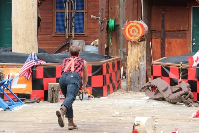 Lumberjack Show and Axe Throwing Challenge in Ketchikan, AK photo 2