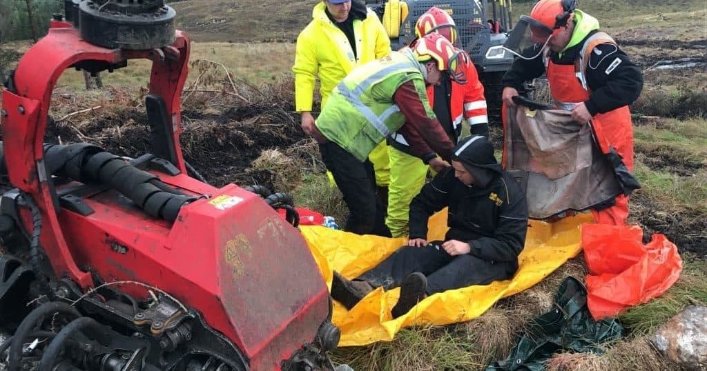Forestry First Aid Training with CA First Aid in Stirlingshire