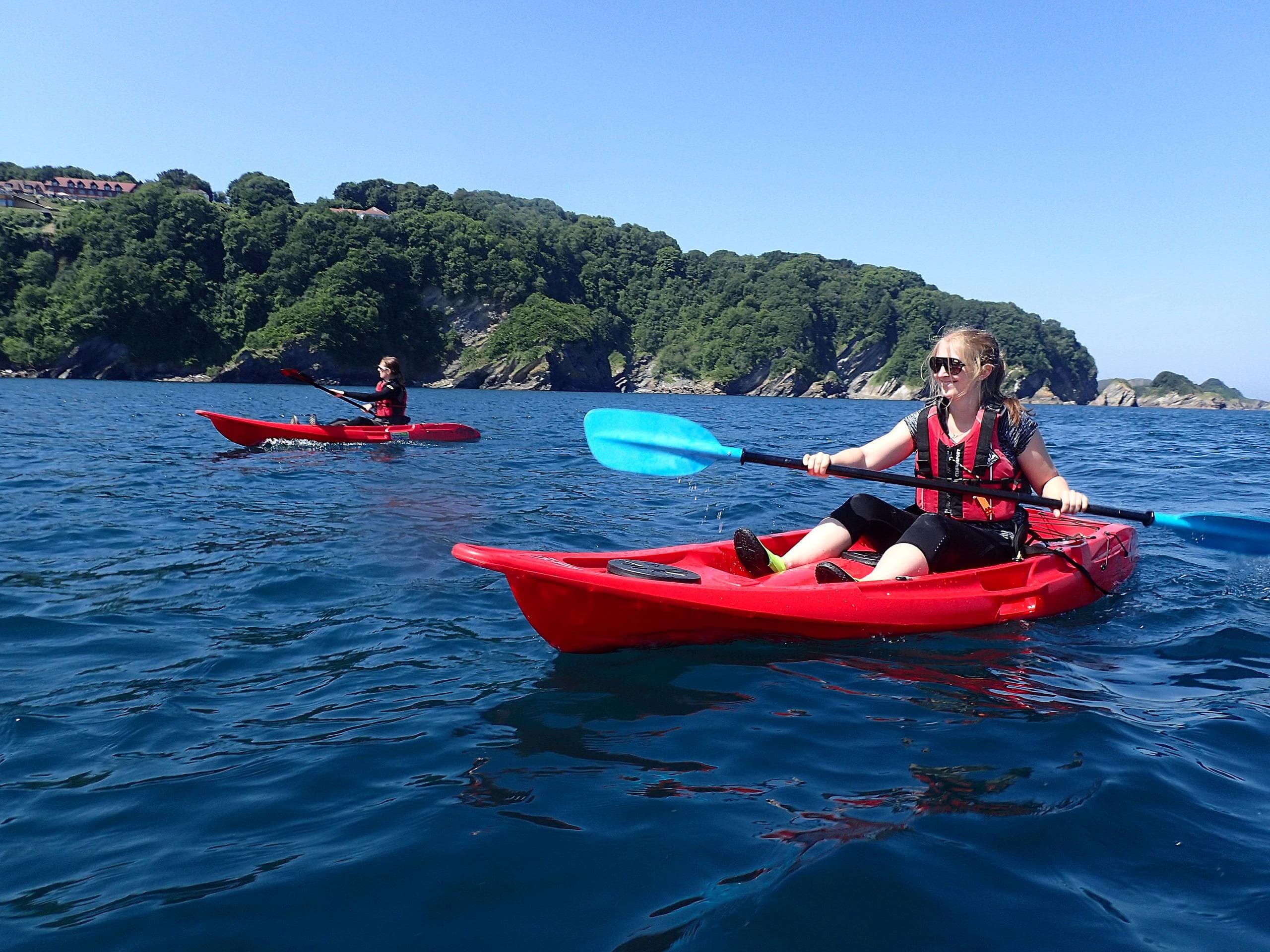 Kayak Combe Martin Bay with OSKC Watersports