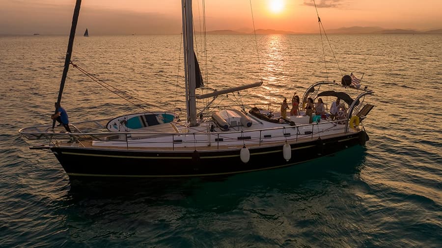 Water Activities & Sea Stars: Sunset cruise near Athens