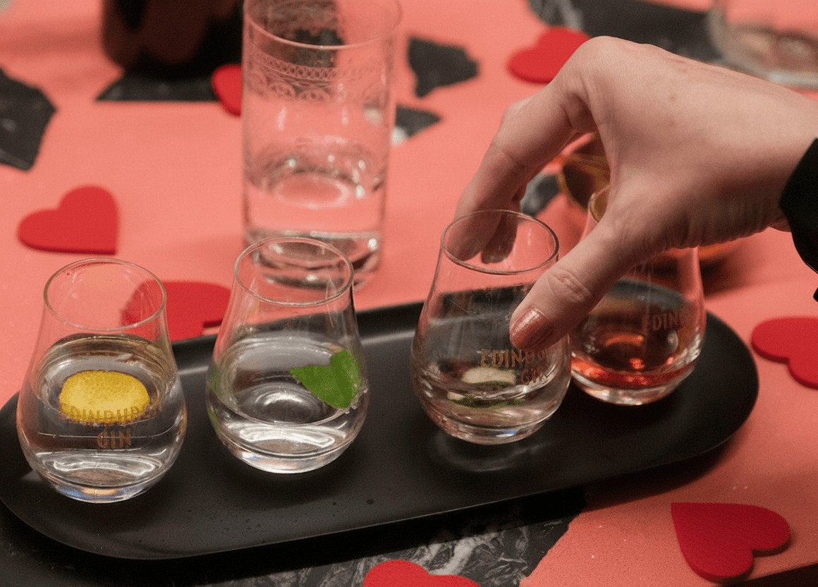 Love Letters in a Glass: Rooftop Gin Tasting with Views of Edinburgh