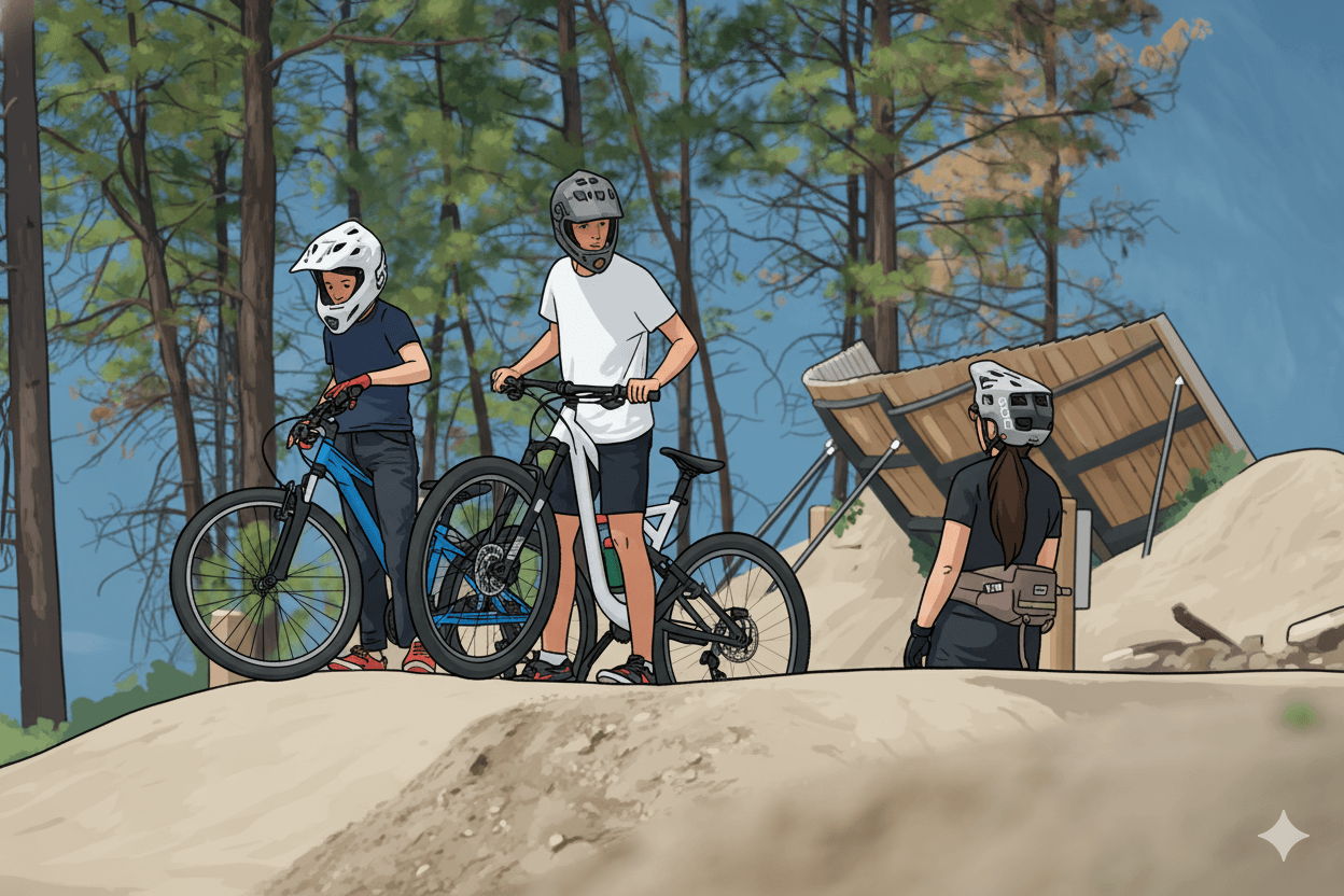 Okanagan Saturday Shredders: 8-Week Advanced MTB Progression for Ages 10-13