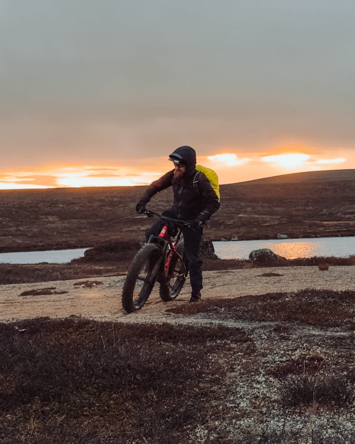 Midnight Sun E-Fatbike Ride in Sirkka: 2-Hour Glow Forest Adventure