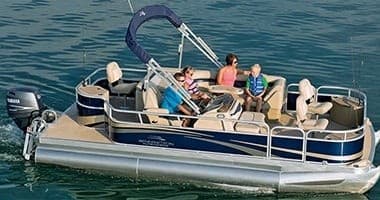 Experience Lake Placid Aboard a Spacious Bennington 22' Pontoon Boat