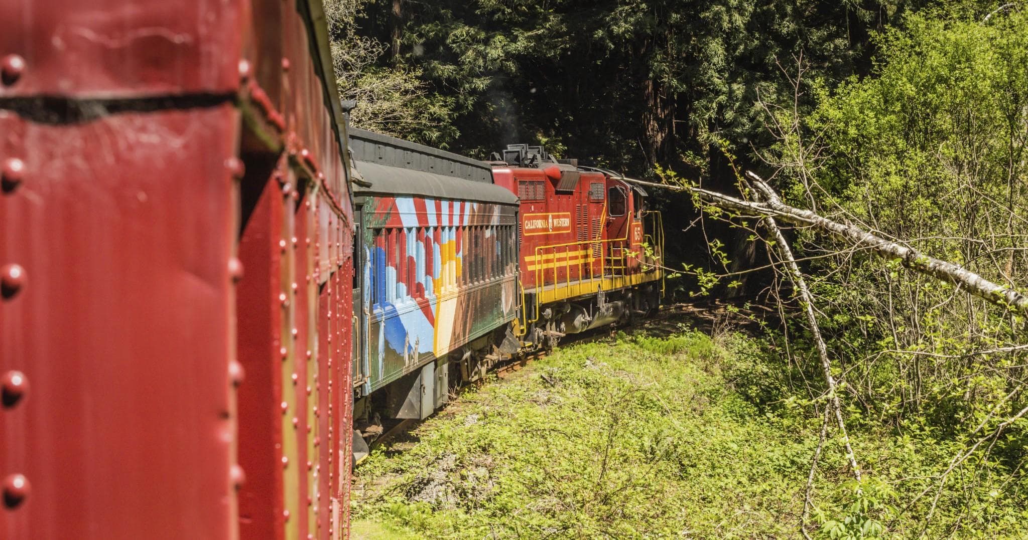 Pudding Creek Express Train Ride in Fort Bragg, CA
