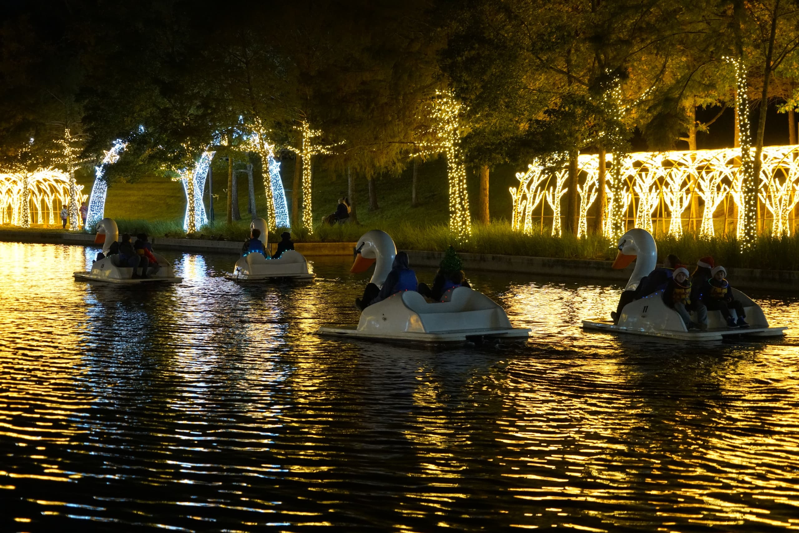 Magical Swan Pedal Boat Rides in The Woodlands, TX