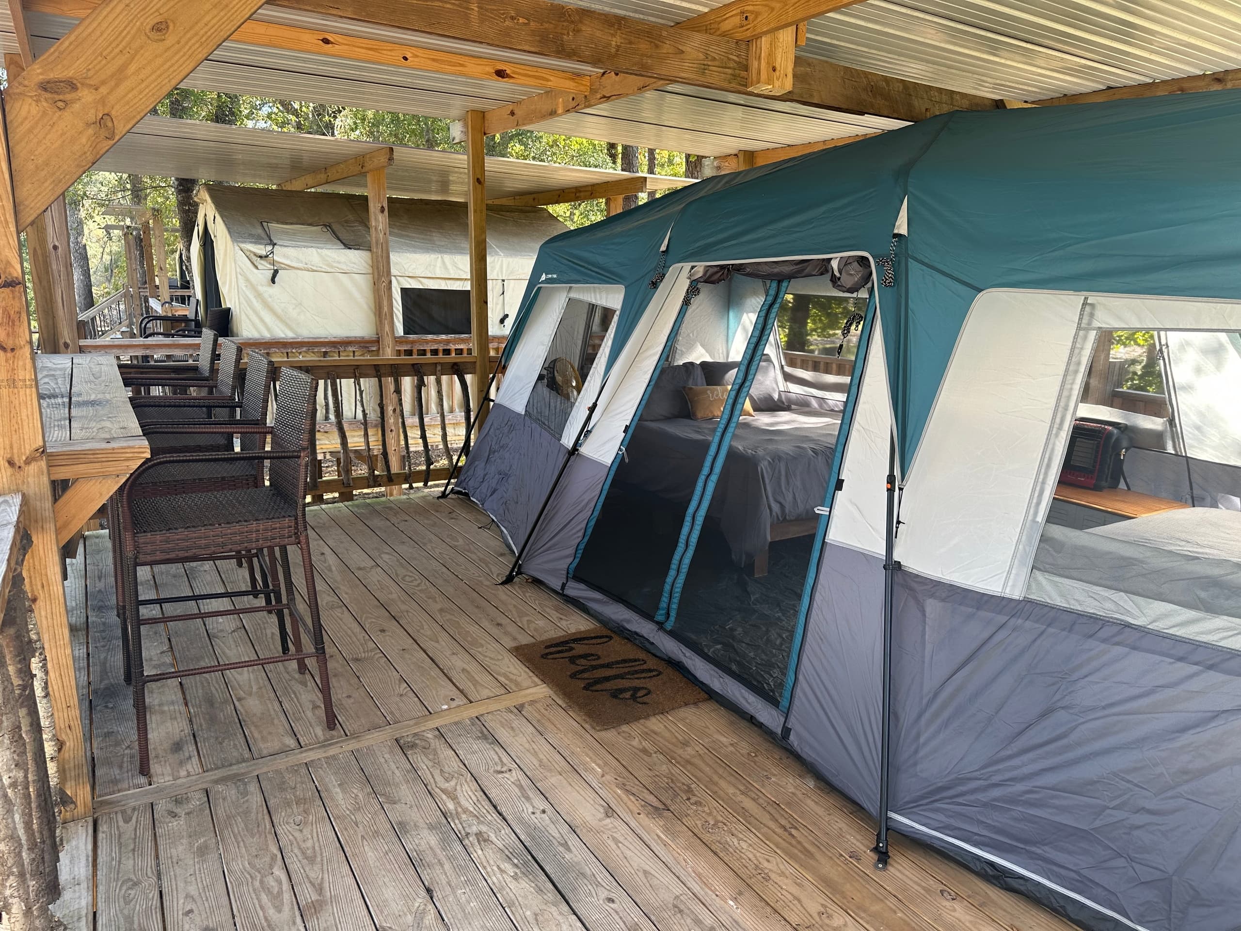 Glamping Tent #4 in Longs, SC: Comfort Meets Adventure