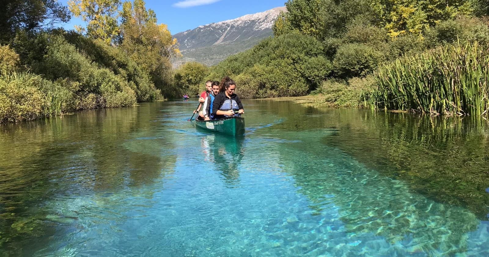 Canoeing the Tirino River with Cooperativa Il Bosso in Gran Sasso