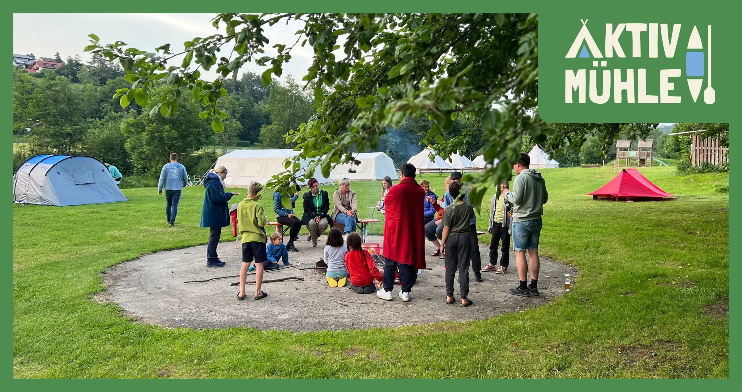 Altmühlinsel INSEL CAMP — 4 Nights Island Camping & Canoeing Near Solnhofen