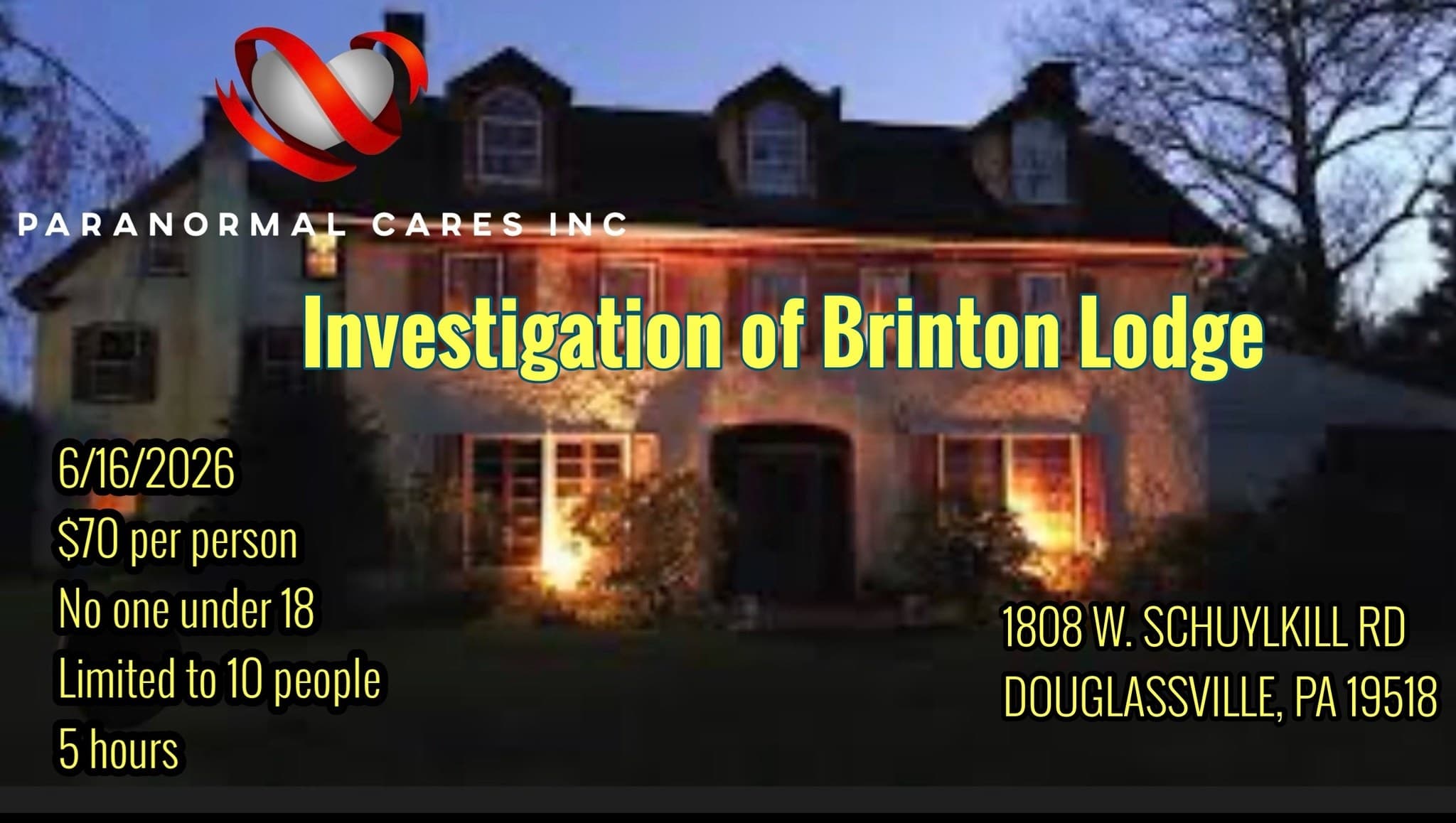 Night Investigation at Brinton Lodge: Hands-On EVP, EMF & Estes-Method Explorations