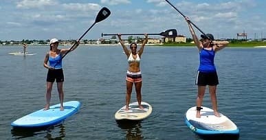 Water Activities & Paddleboarding Rentals at Lakes Bay
