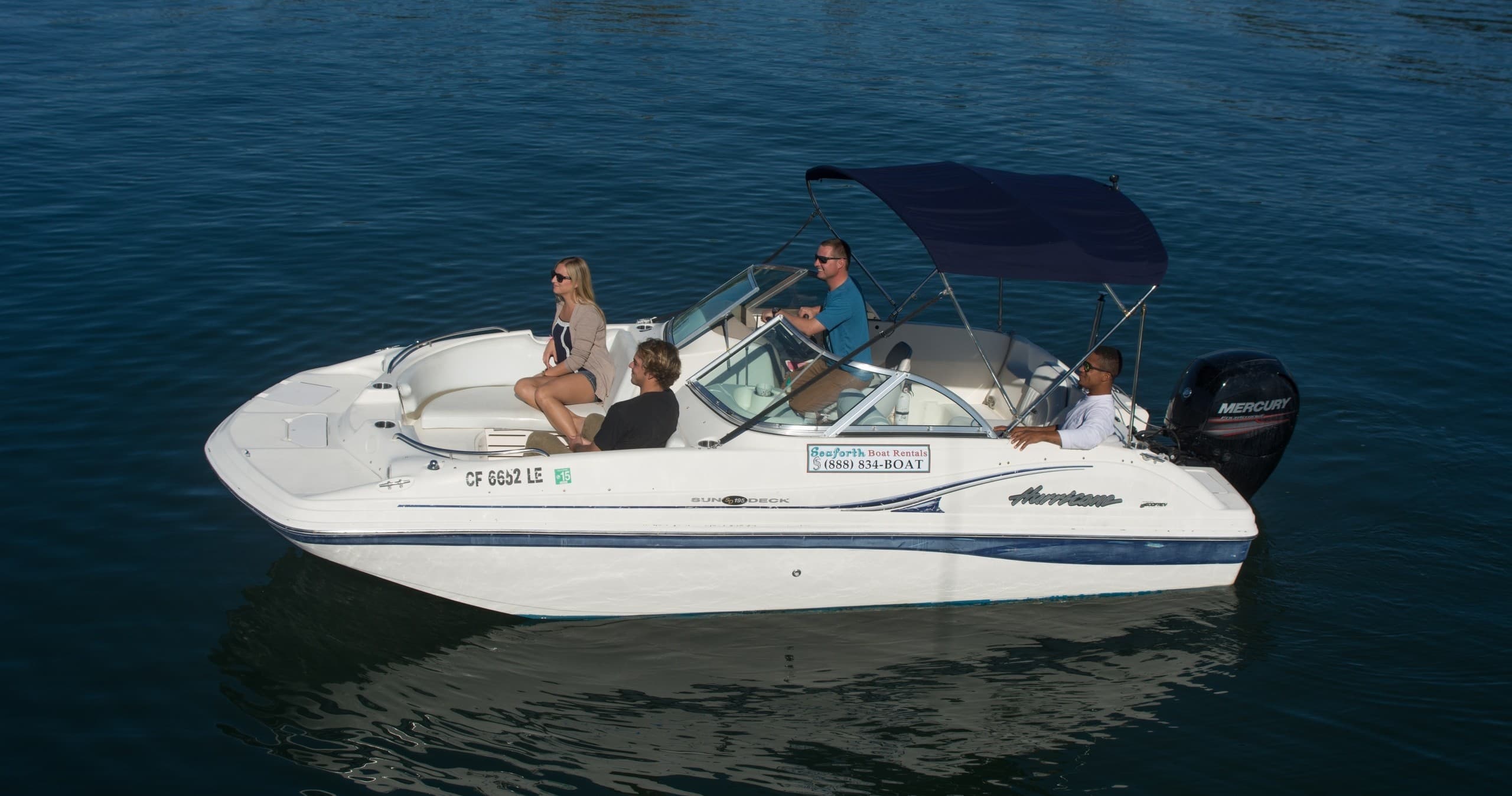 Hurricane 20 Boat Rental Adventure in Coronado, CA