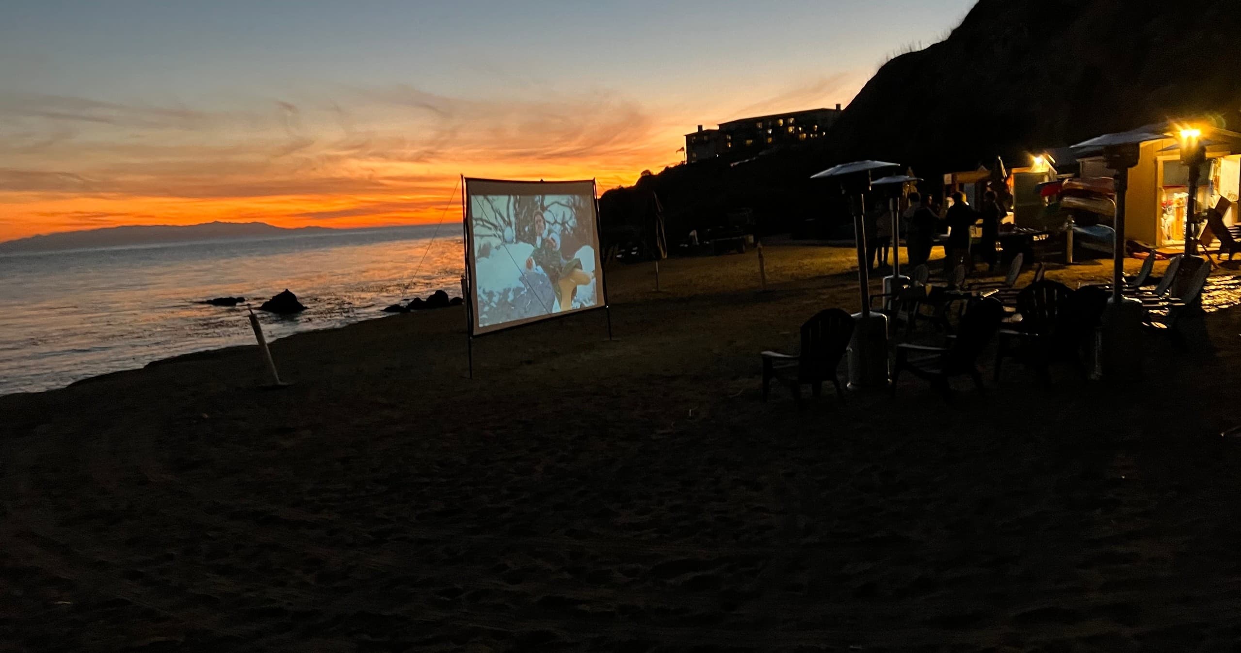 Private Beach Movie Experience at Rancho Palos Verdes