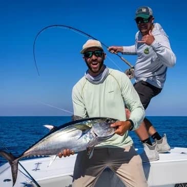 Dawn Shrimp Boat Trip: Chase Surface Sharks, Tuna & Wreck Fishing photo 1