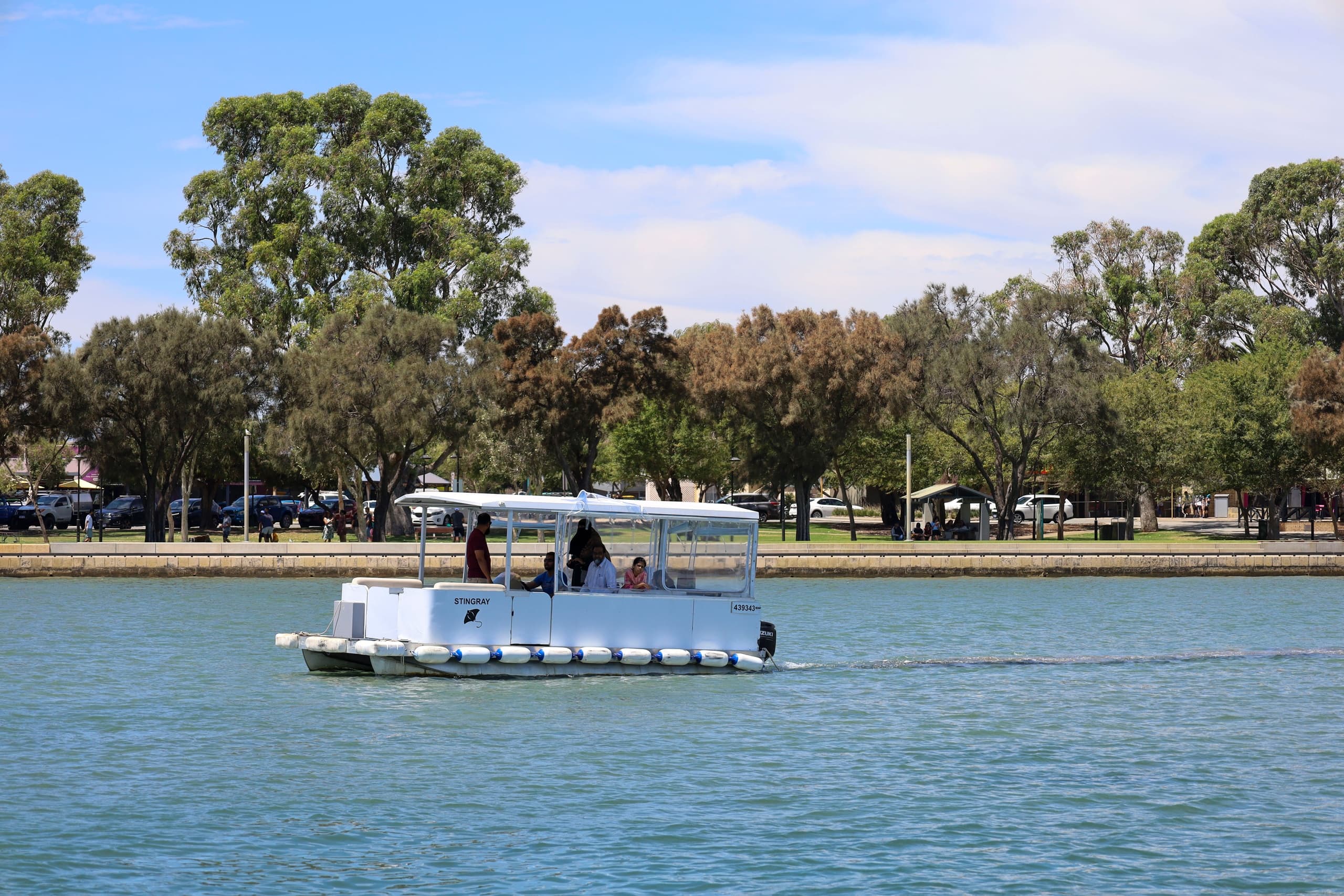 8 Person Pontoon Boating with Mandurah Boat Hire