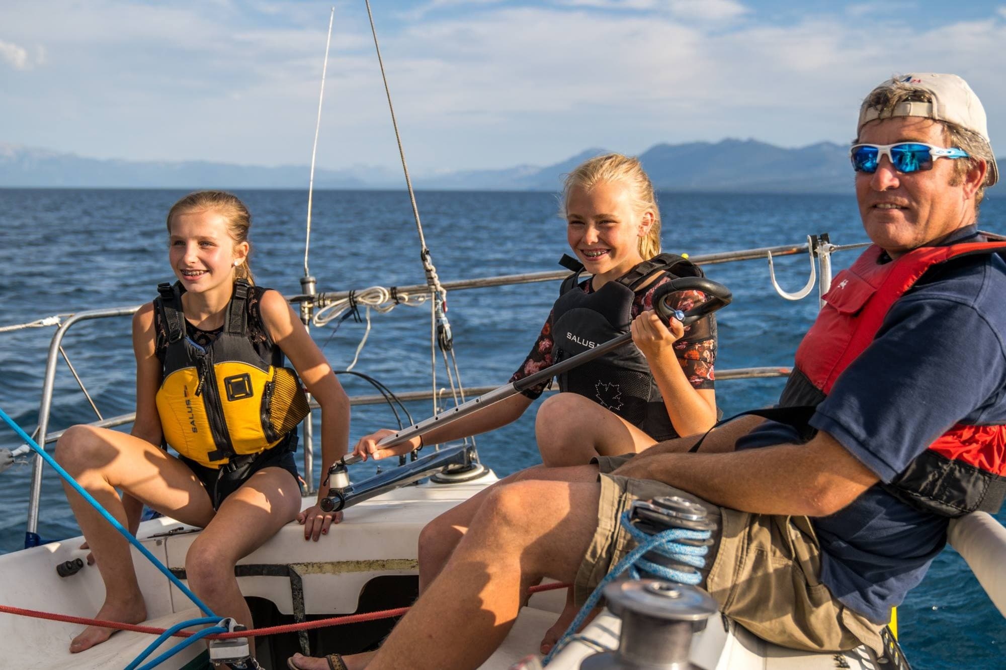 Tahoe City Sunset Sail: 3-Hour Hobie 33 Evening Charter to Sugar Pine Point photo 1