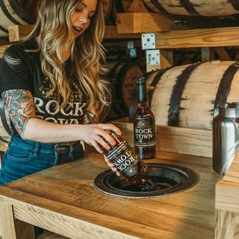 Bottle Your Own Arkansas Bourbon: Hand Bottling Tour at Rock Town Distillery