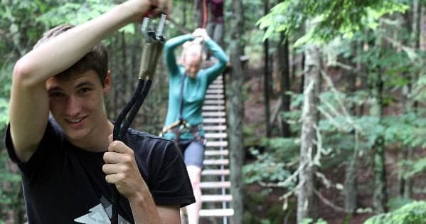 Outdoor Adventure at Mactaquac TreeGo Course