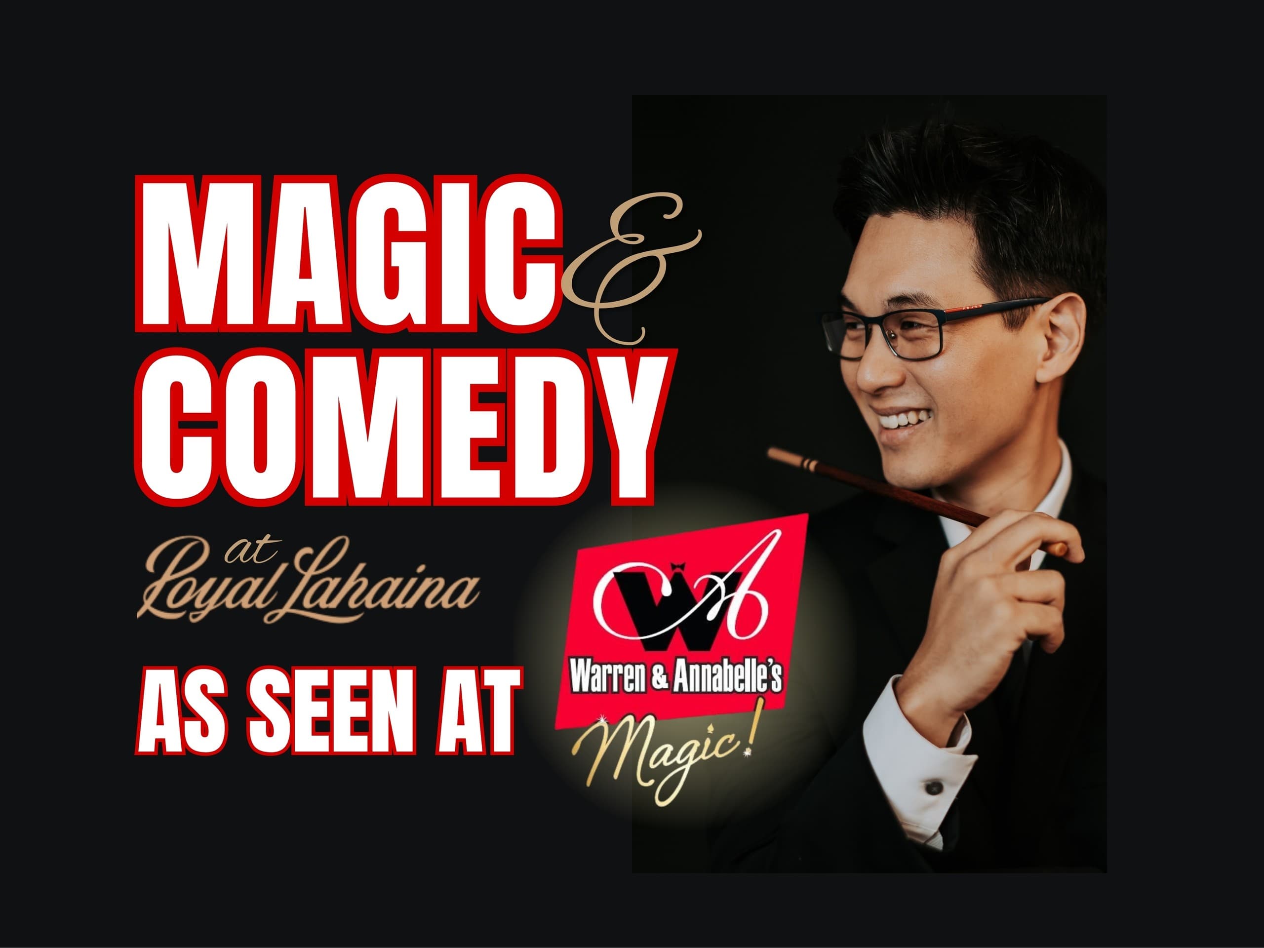 David Kuraya: Magic & Comedy at The Royal Lahaina Resort — Intimate Maui Show