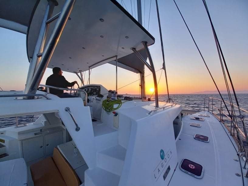 Sunset Sailing with Catamaran Cruises Rhodes in Rhodes