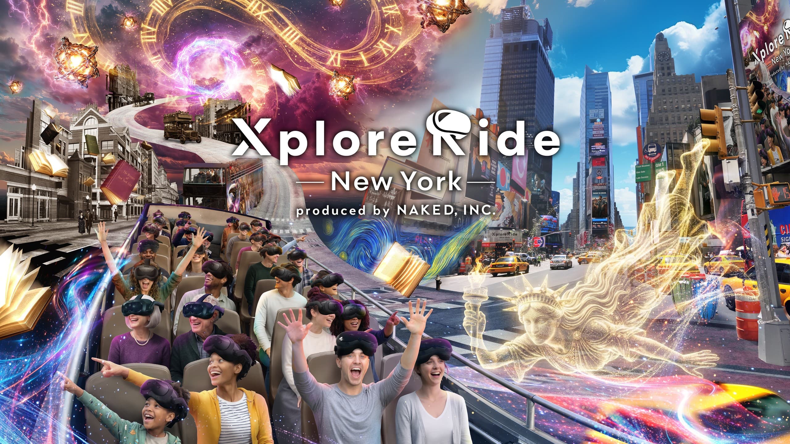 XploreRide NYC: Immersive AR/VR Double-Decker Bus Adventure Through Manhattan