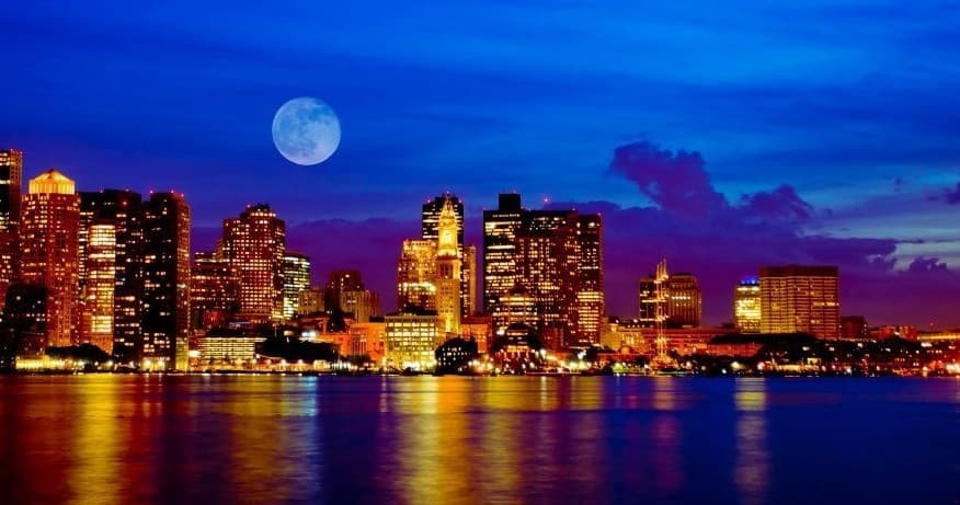 Water-activities: Boston Harbor Moonlight Cruise Highlights