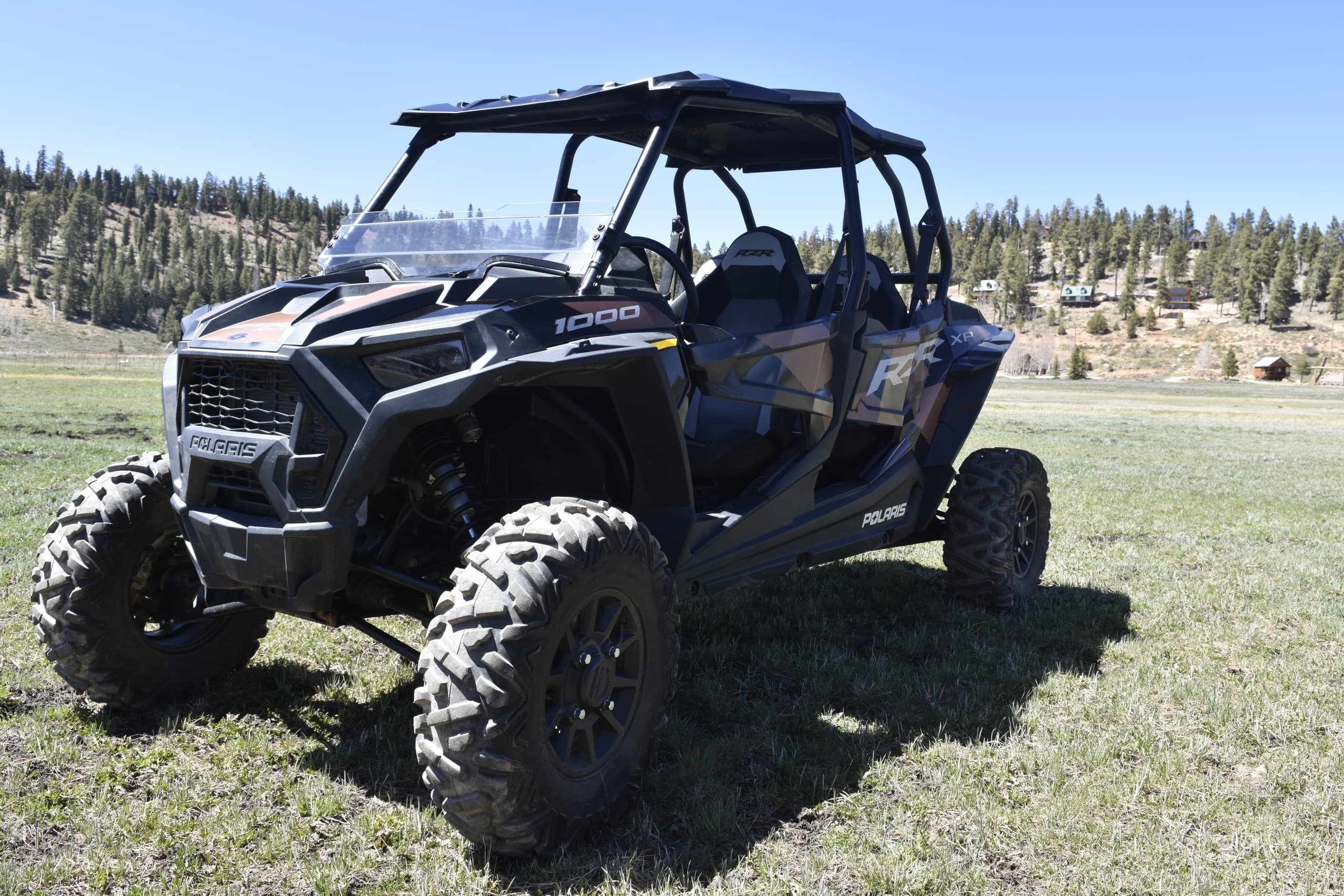 Explore Duck Creek Village with 4 Seat UTV Rentals