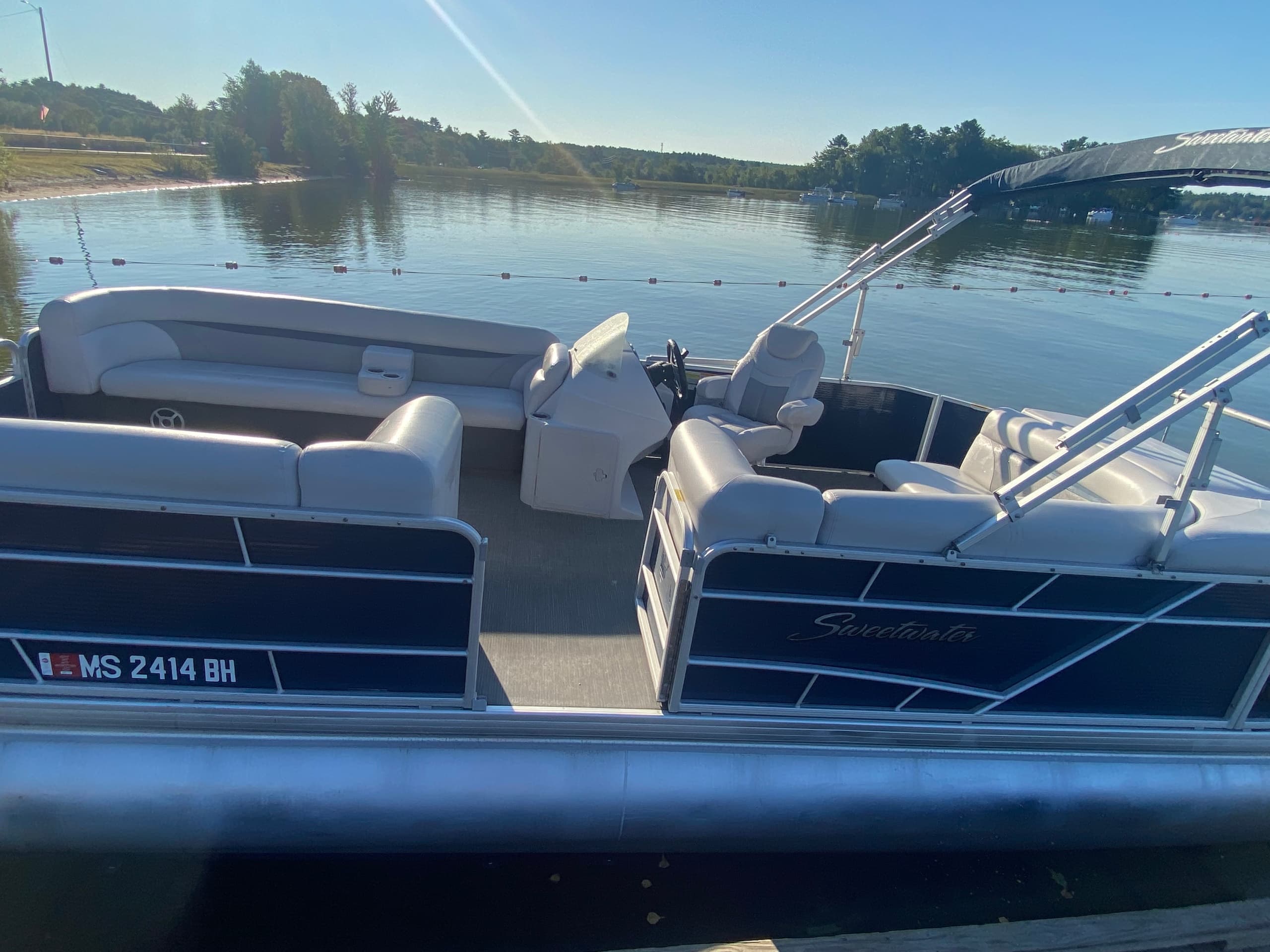Water Activities with Sebago Lake Boat Rentals: Pontoon Adventure