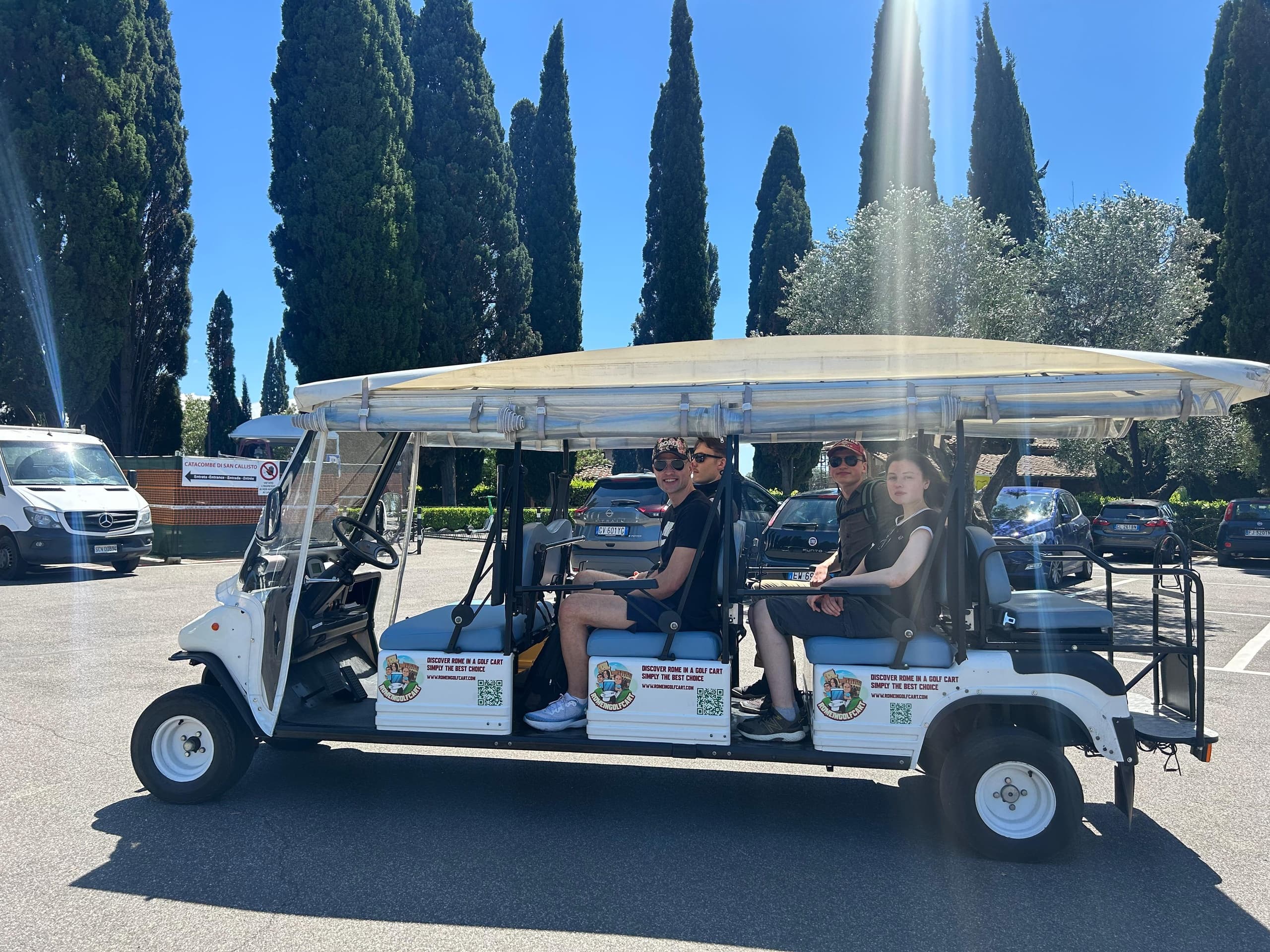 Deluxe Rome Golf Cart Tour for Cruisers by Rome in Golf Cart