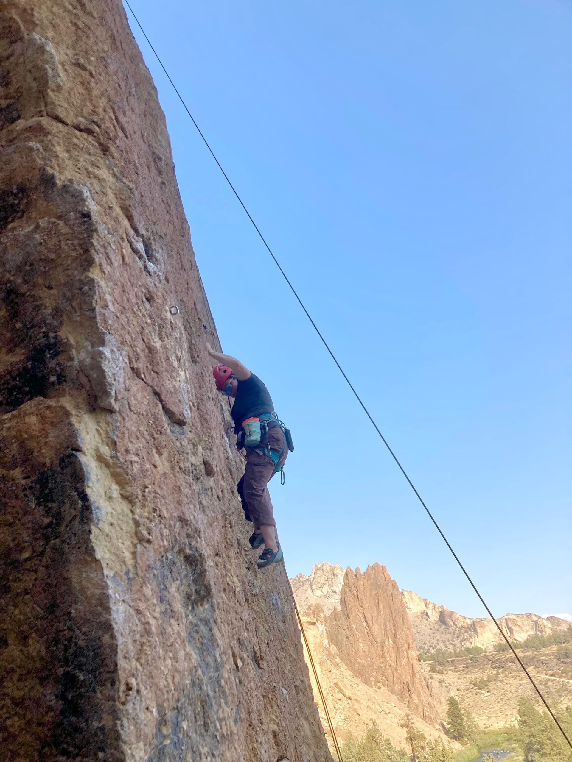 Smith Rock Trad Climbing with Kaf Adventures