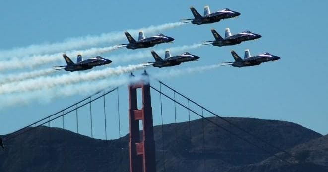 Fleet Week Air Show Cruise in San Francisco Bay