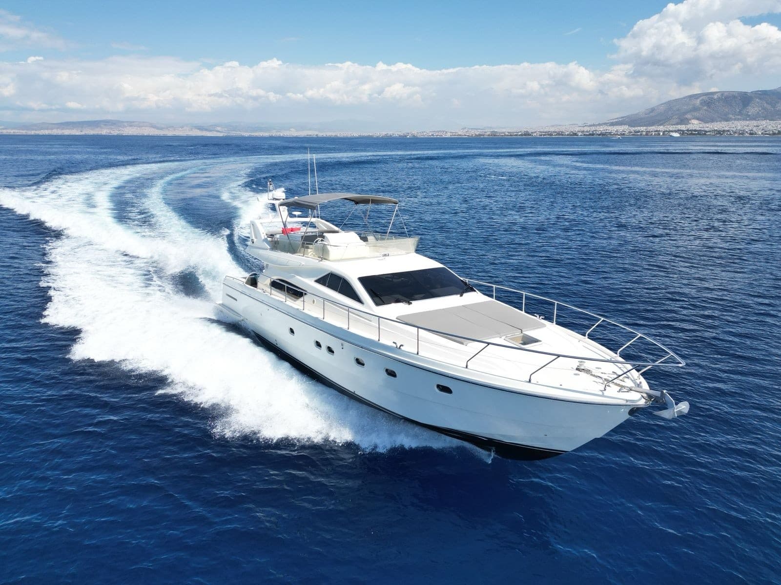 Ferretti 57 Private Full Day Cruise: Athenian Riviera & Saronic Islands Day Charter photo 1
