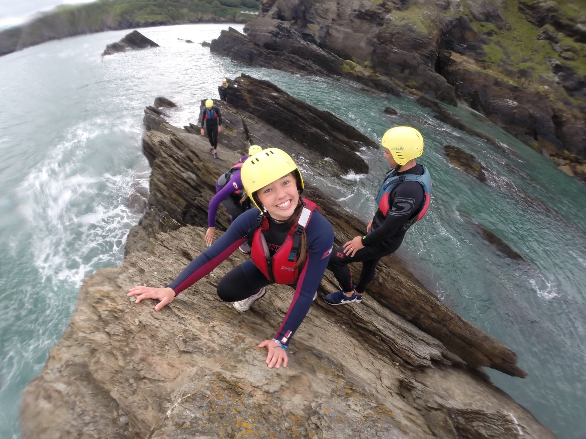 Coasteering at Nick Thorn Surf School – Coastal Adventure