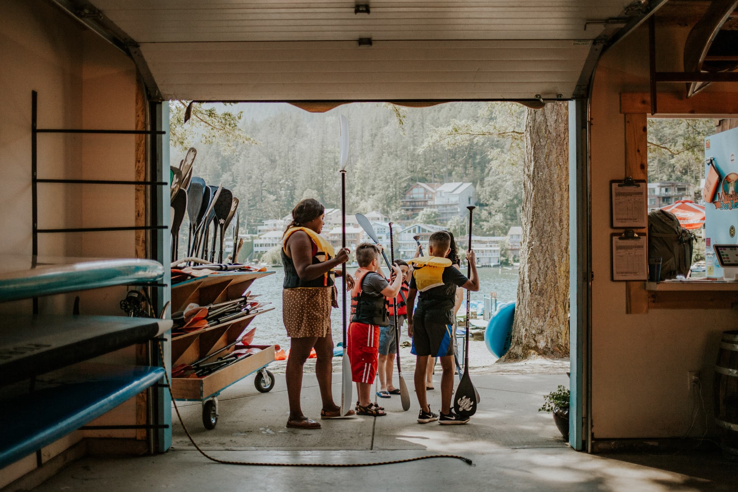 Water Activities at Cultus Lake Park with Main Beach Boat Rental
