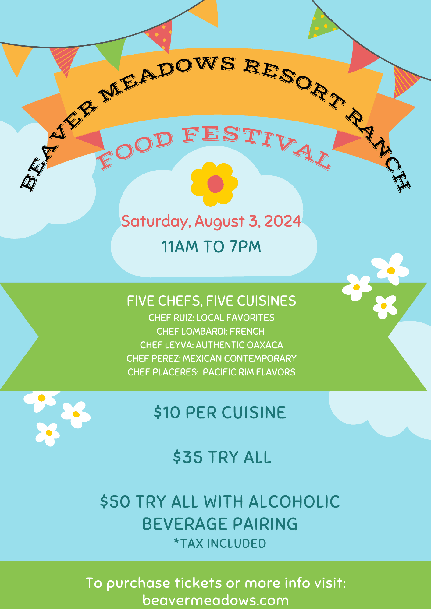 Beaver Meadows Food Festival Near Red Feather Lakes, CO