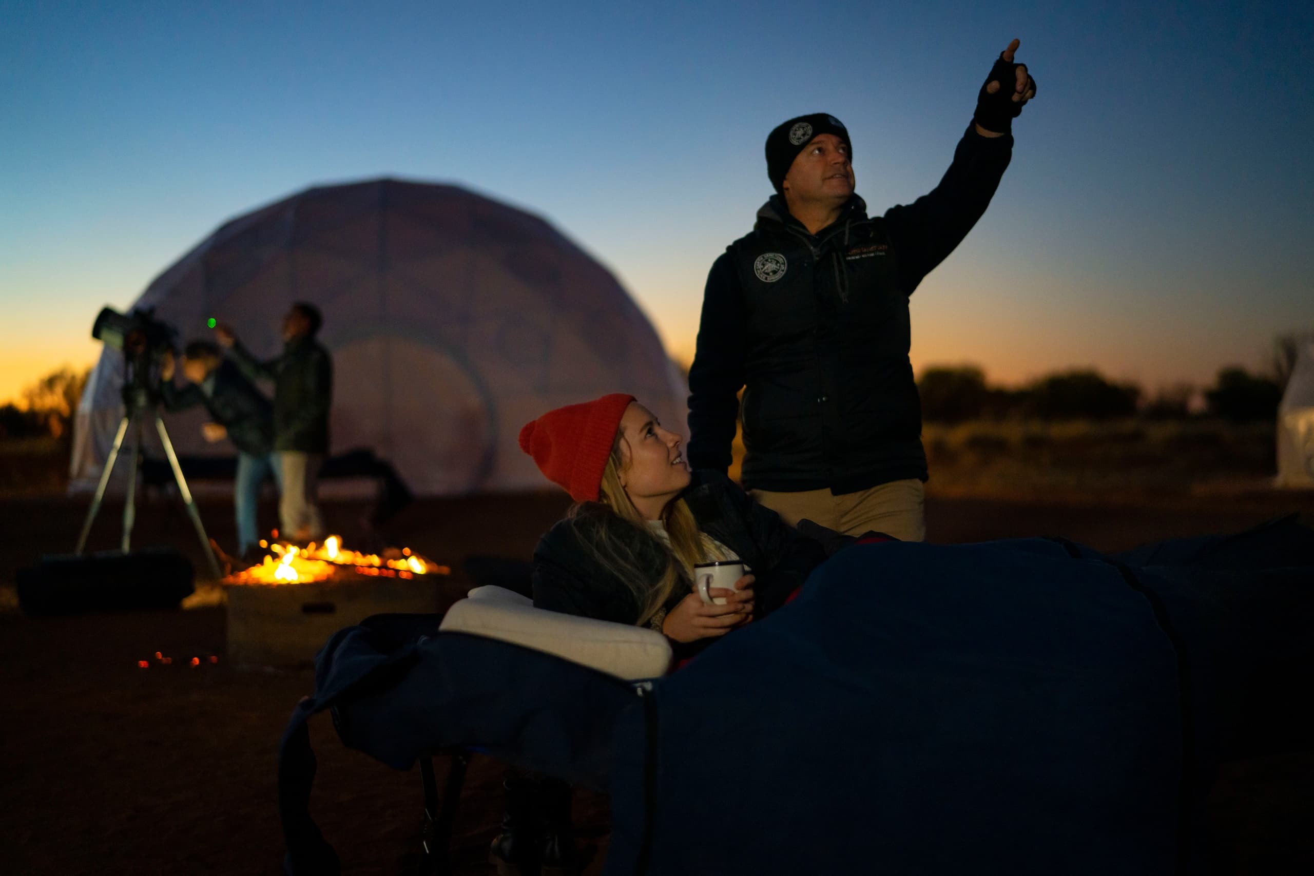 Night Sky & Camping with Earth Sanctuary in Alice Springs