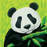 Panda Bear - SNS: Guided 2-Hour Painting Class in Woodbury, MN for Ages 6+ photo 1
