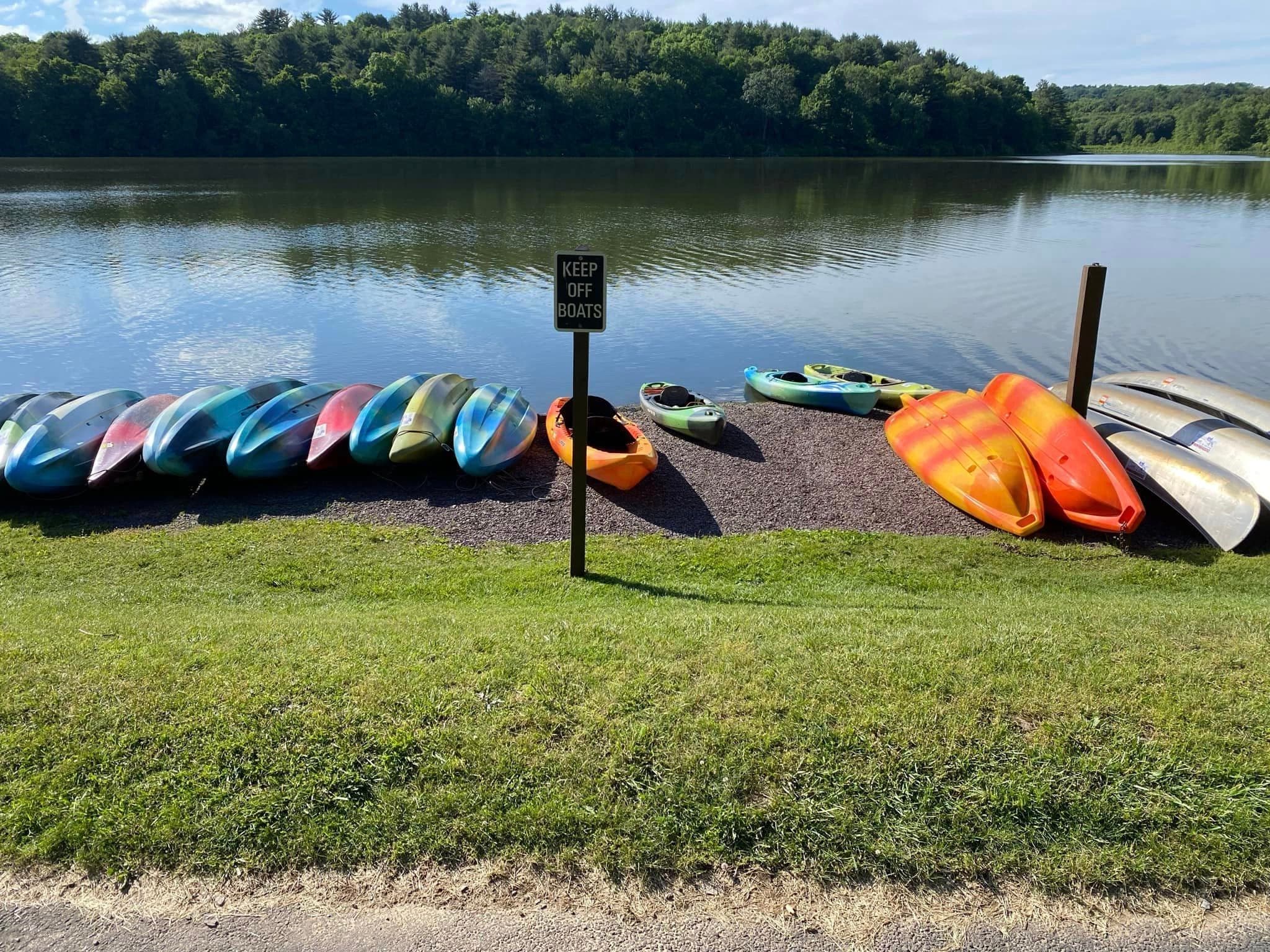 Kayak and Canoe Rentals at Frances Slocum State Park, PA