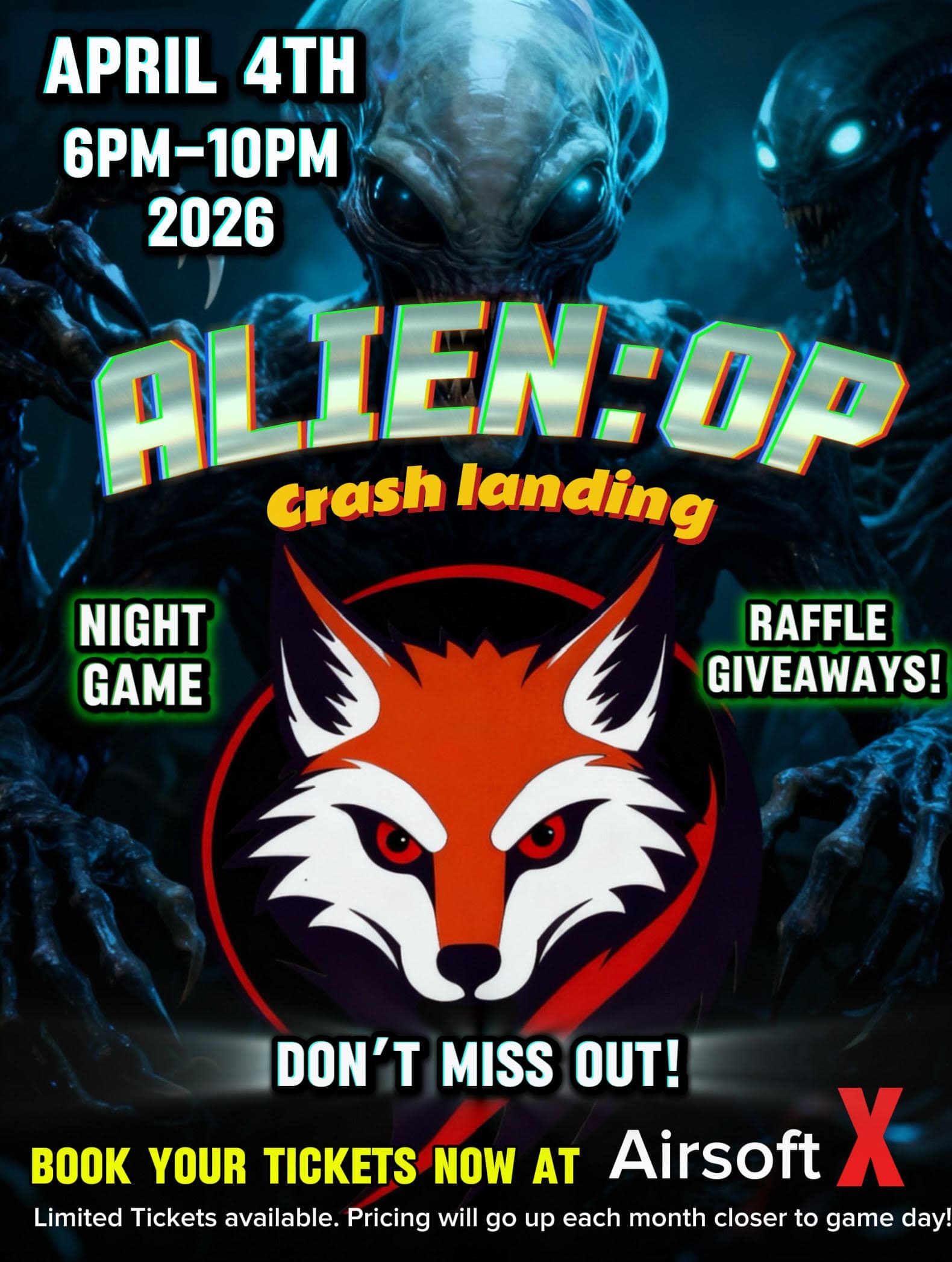 Alien OP Night Airsoft at Red Fox Games in Woodruff, SC photo 2