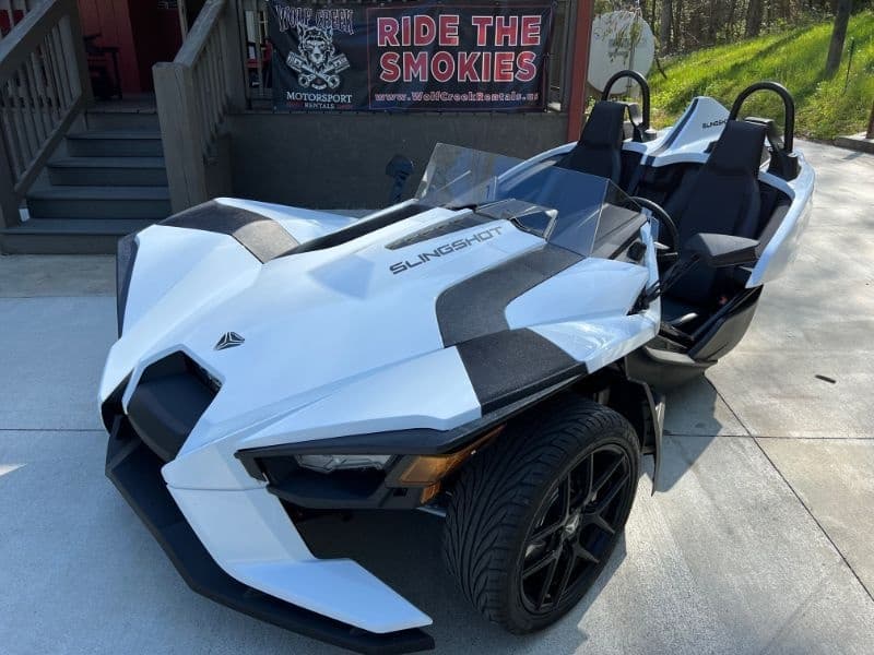 Land-Adventures with Polaris Slingshot at Wolf Creek Rentals