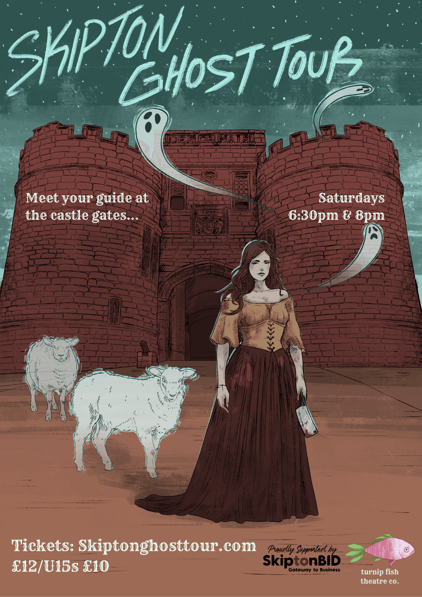 Skipton Ghost Tour by Turnip Fish Theatre Company